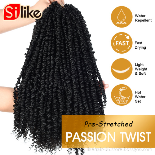 Passion Twist Hair 12 18 Inch Long Bohemian Braids for synthetic hair extension Braiding  Spring  twist crochet hair